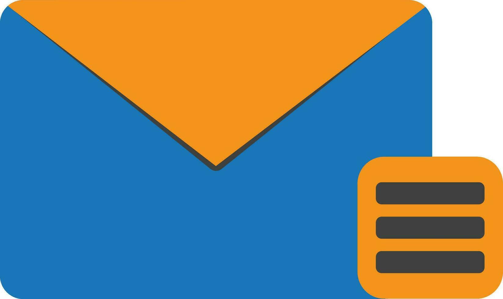 Message menu icon for multimedia concept. vector