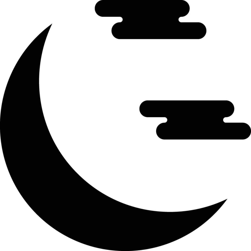 moon icon for download vector