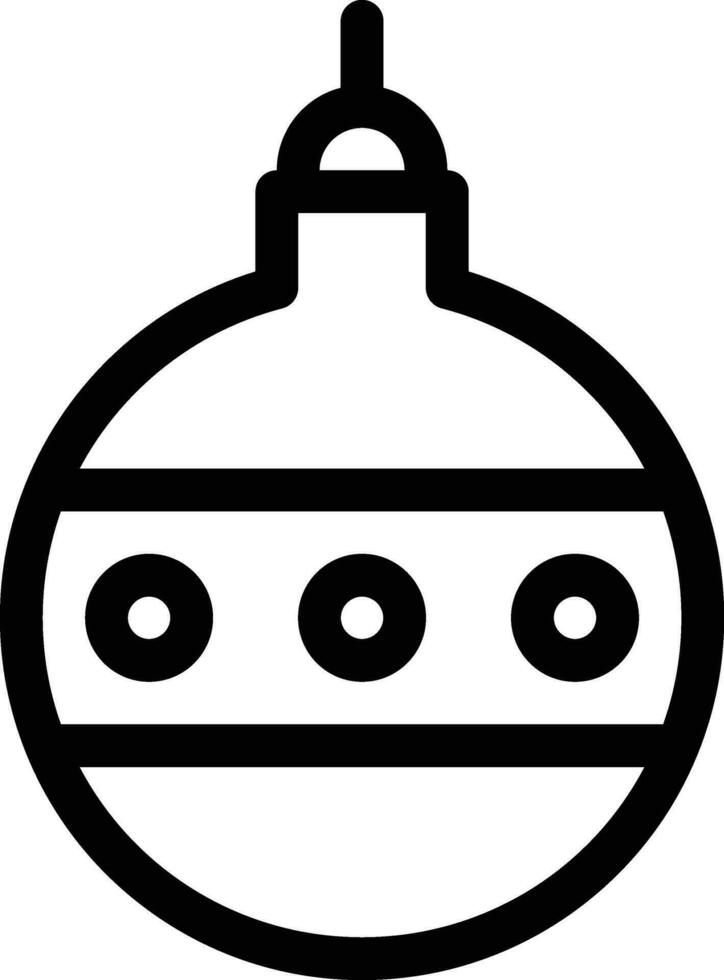 christmas ball icon for download vector