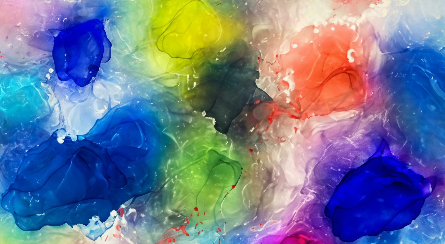 Colorful alcohol ink abstract background photo