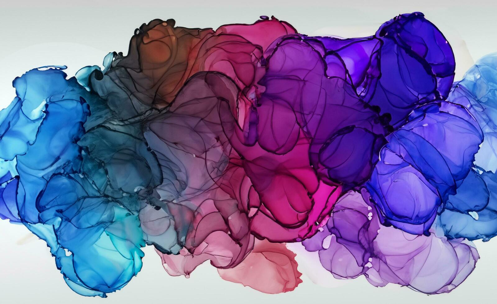 Colorful alcohol ink abstract background photo