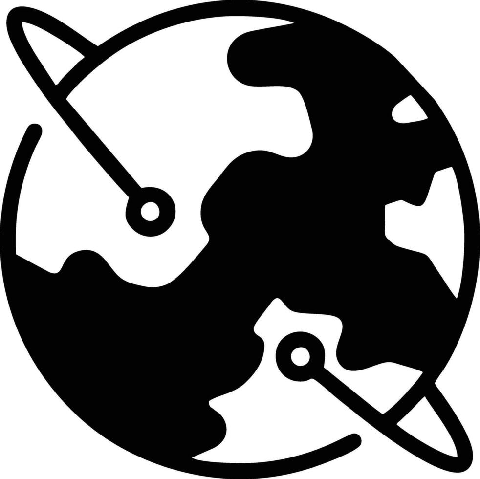 Globe planet earth icon symbol vector image