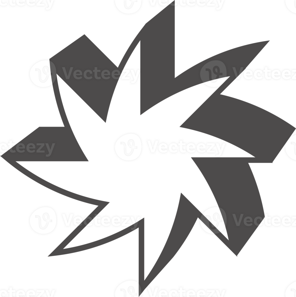 Abstract geometric element for design. Neobrutalism graphic shape. Minimal groovy Y2k retro sticker. Retro label. Simple png