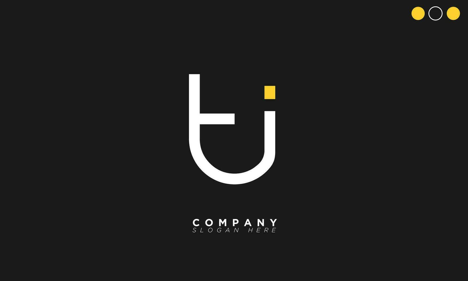 TJ Alphabet letters Initials Monogram logo JT, T and J vector