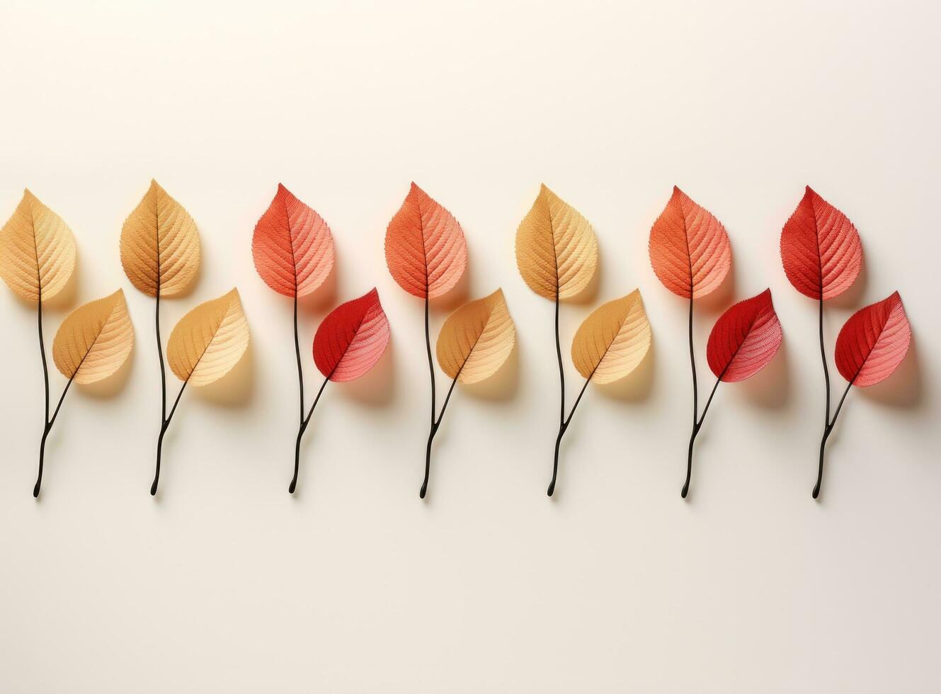 Autumn leaves background photo