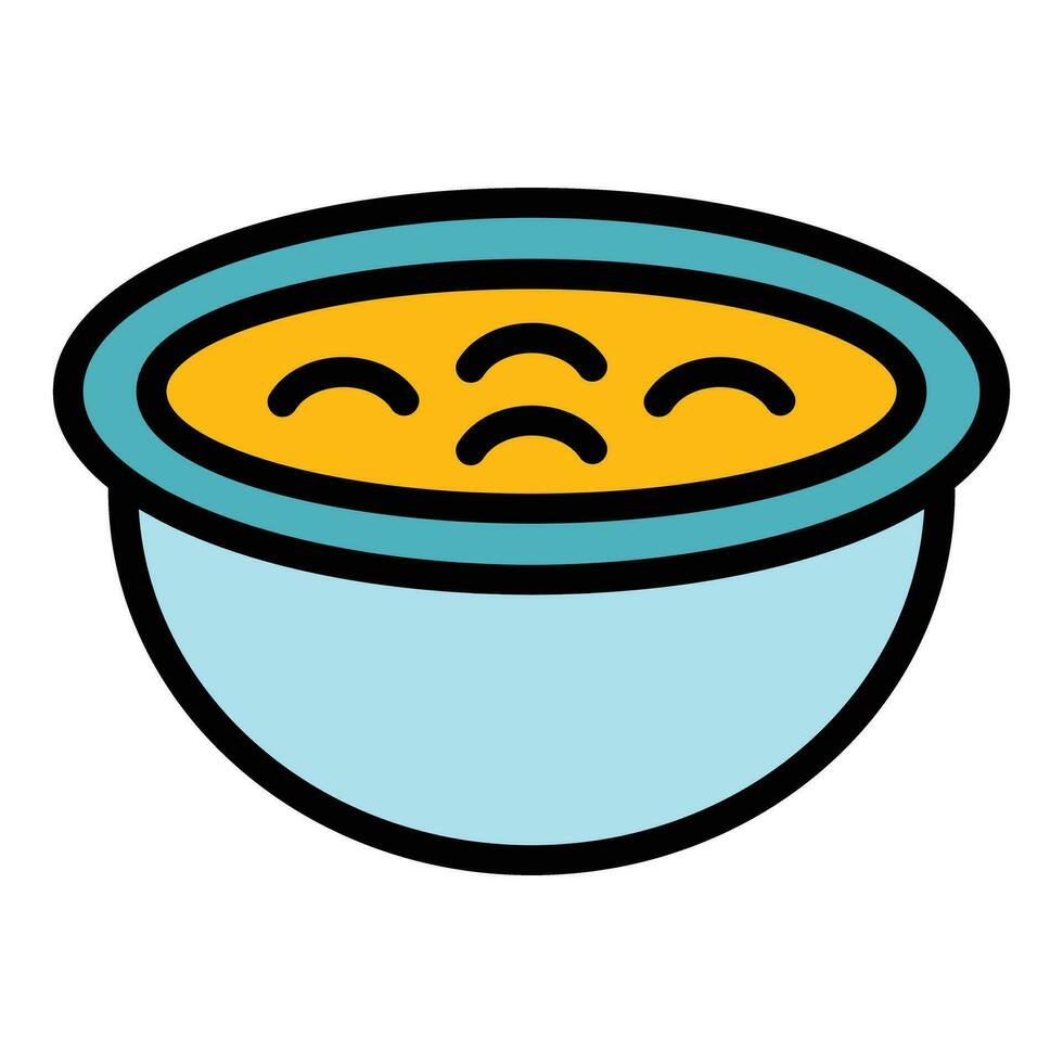 Austrian soup icon vector flat