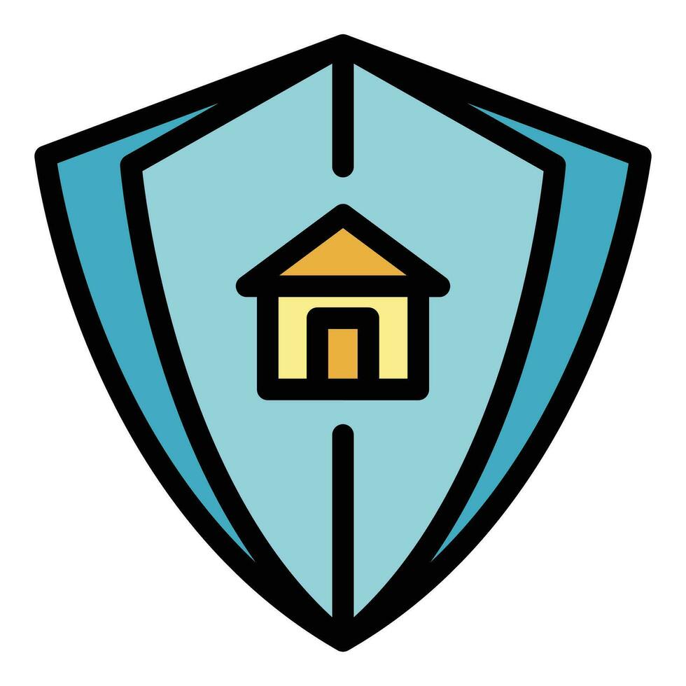 casa proteccion icono vector plano