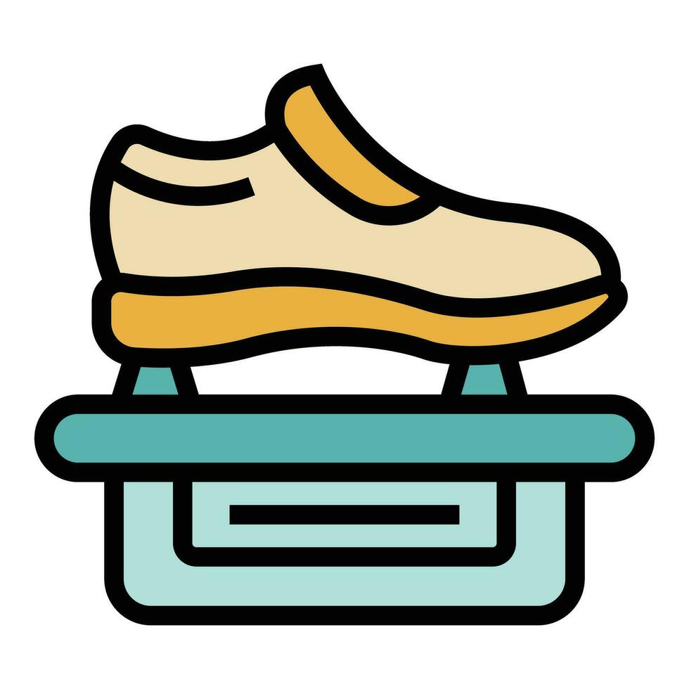 Sport shoe icon vector flat