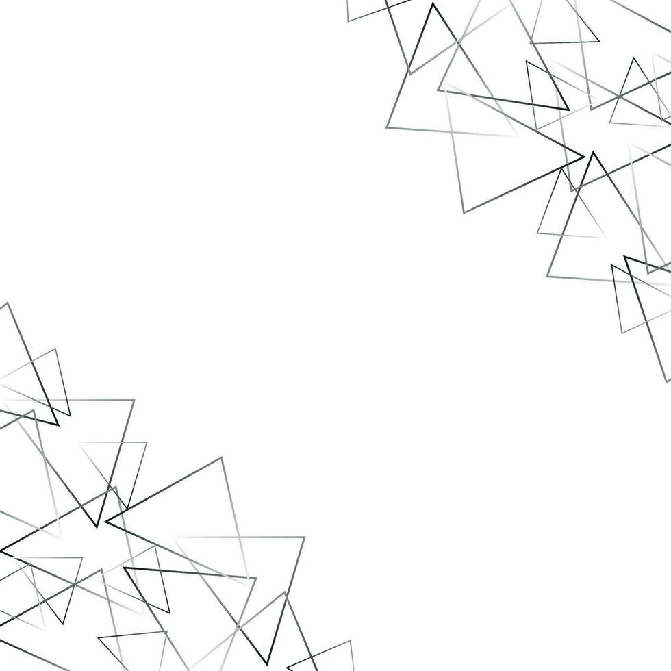 Premium background of triangles with copy space vector