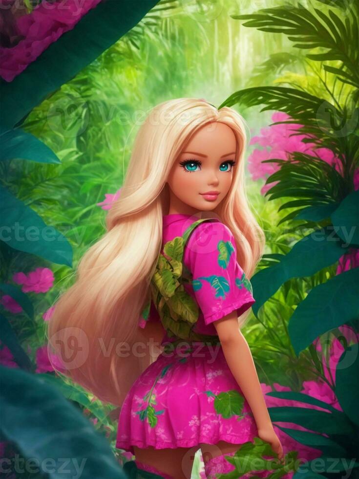 Barbie In mars jungle photo