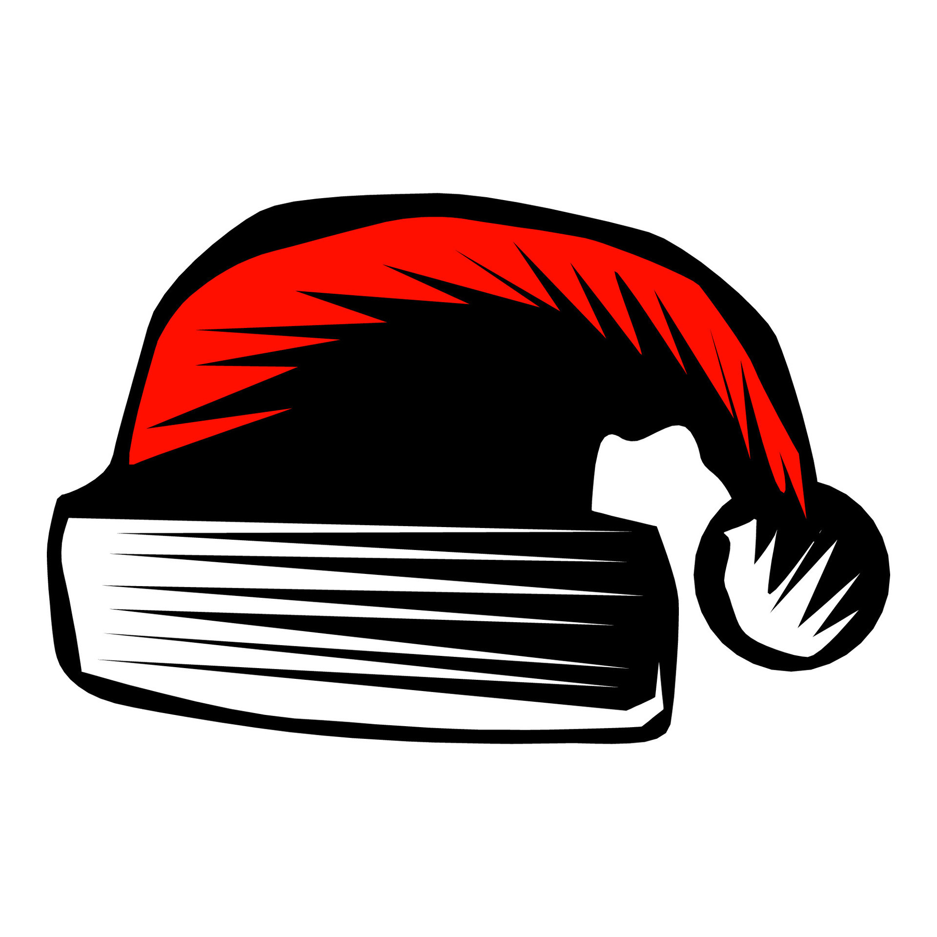 santa claus hat 27684937 Vector Art at Vecteezy