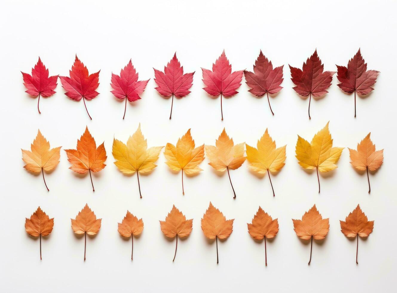 Autumn leaves collection photo