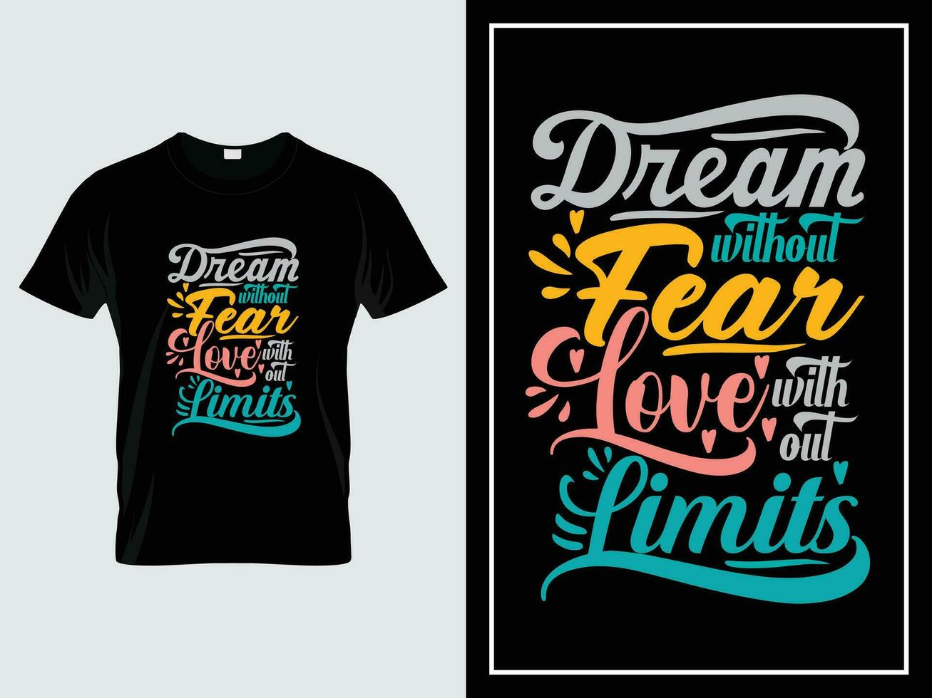 Typography or lettering and trendy quote or hand drawn lettering graphic for unique t shirt design vector