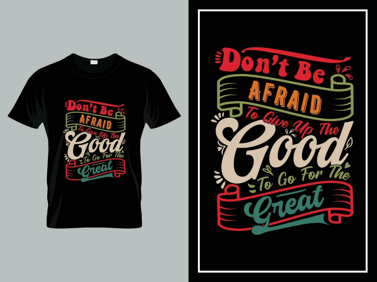 Typography or lettering and trendy quote or hand drawn lettering graphic for unique t shirt design vector