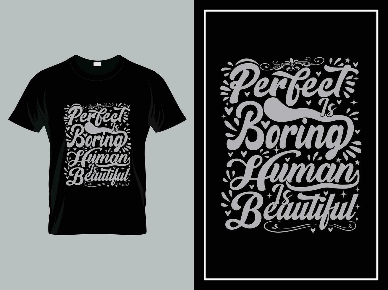 Typography or lettering and trendy quote or hand drawn lettering graphic for unique t shirt design vector