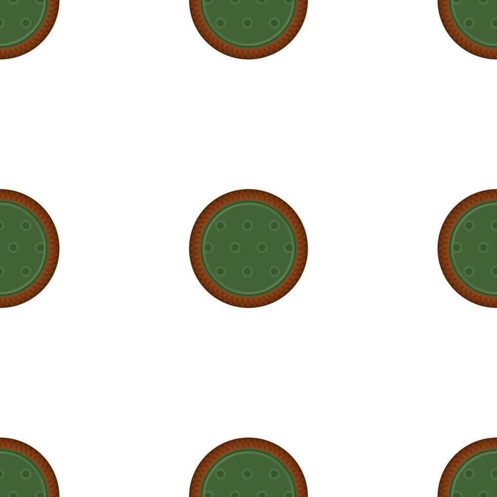 Pattern homemade cookie different taste in pastry biscuit vector