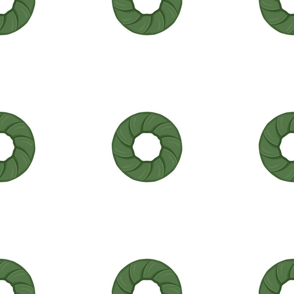 Pattern homemade cookie different taste in pastry biscuit vector