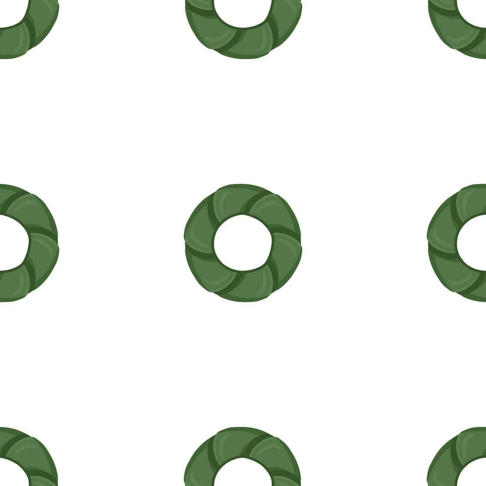 Pattern homemade cookie different taste in pastry biscuit vector