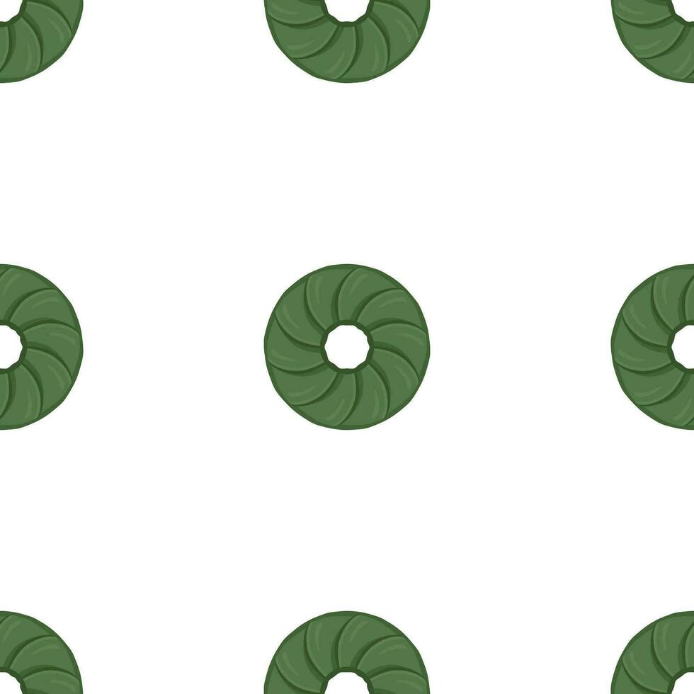 Pattern homemade cookie different taste in pastry biscuit vector