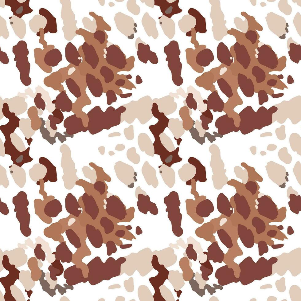 creativo resumen leopardo piel sin costura modelo. texturizado camuflaje antecedentes. de moda animal piel fondo de pantalla. vector