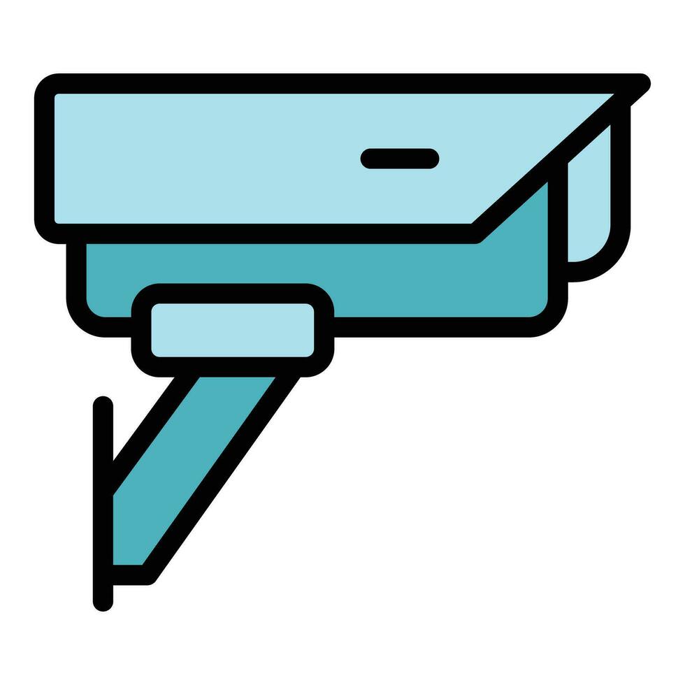 Camera security icon vector flat