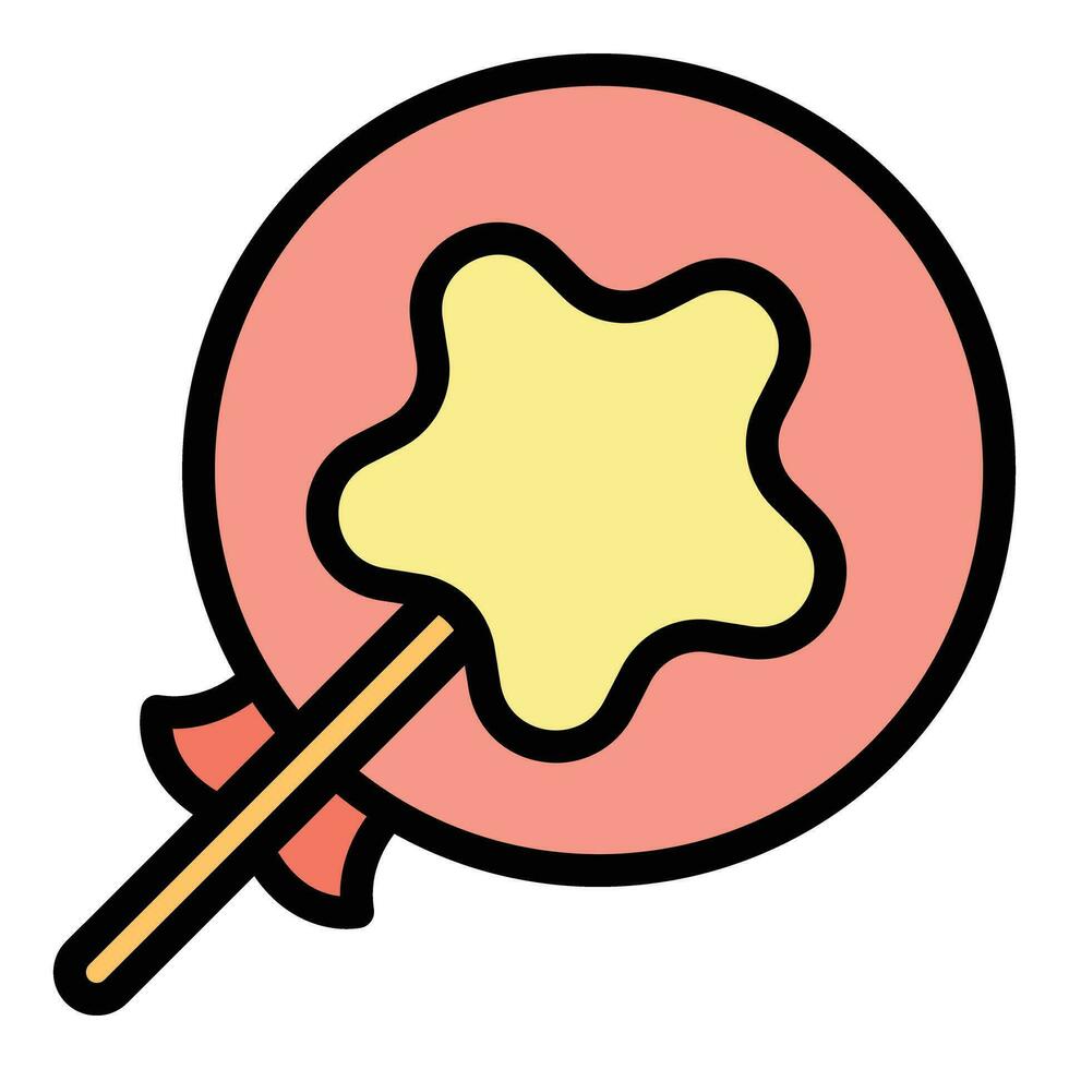 Sweet candy icon vector flat