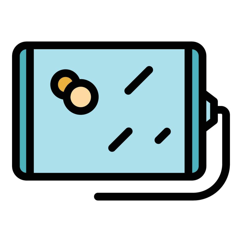 Charging device icon vector flat