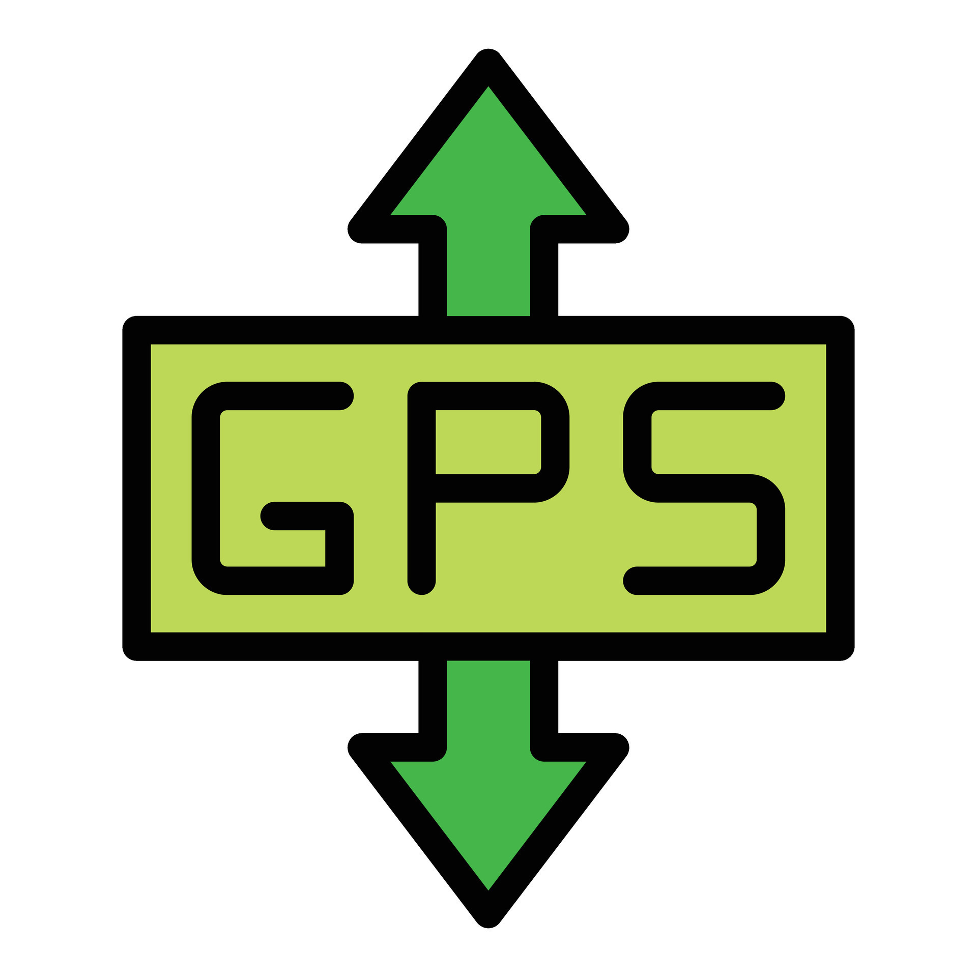 Gps move icon vector flat 27686106 Vector Art at Vecteezy