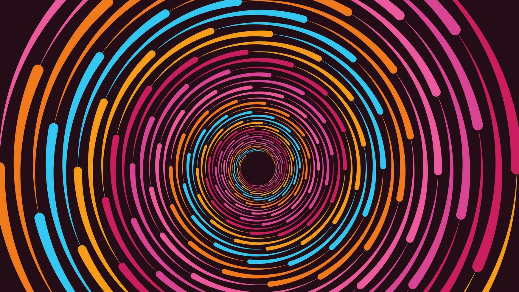 Abstract dotted spiral vortex background for your creative project. You can used it as a banner or party flyer background. This can also be used as data cycle of information. vector