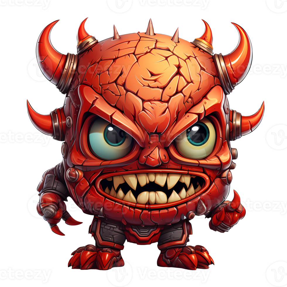Cute Devil On Halloween Clipart Illustration AI Generative 27687376 PNG