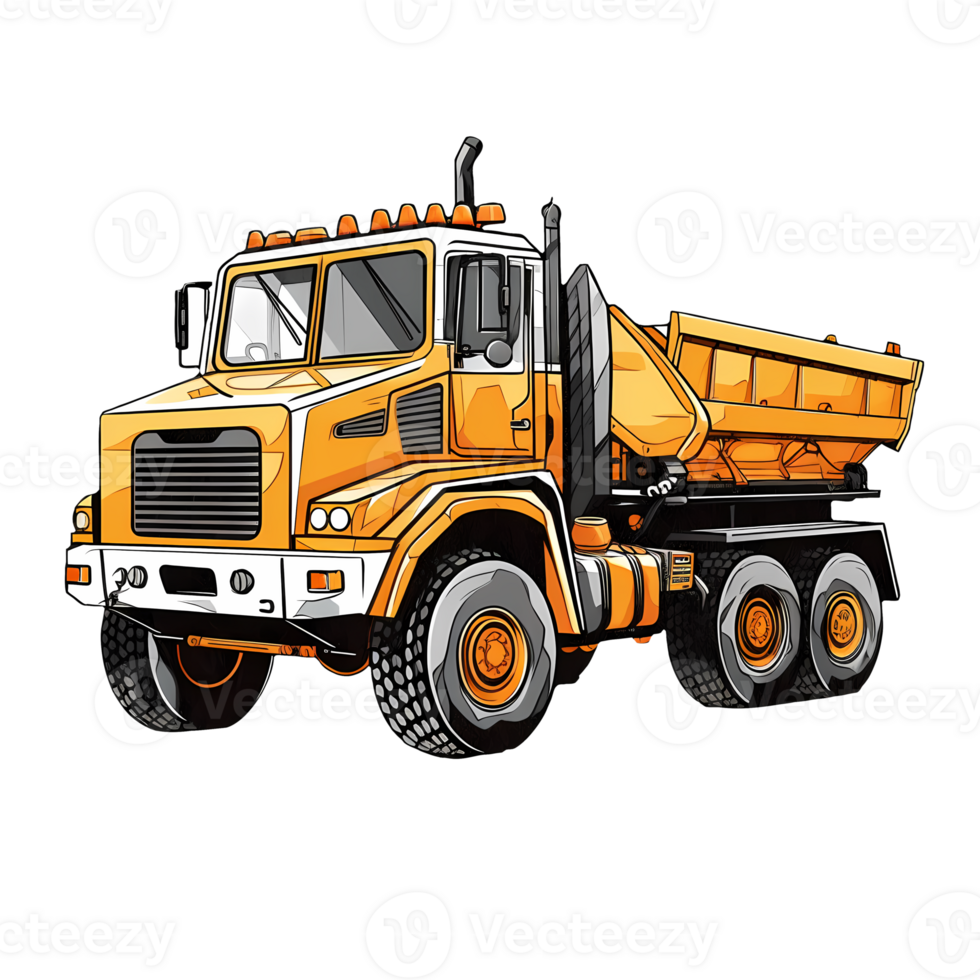 Construction Vehicles Clipart Illustration AI Generative 27687465 PNG