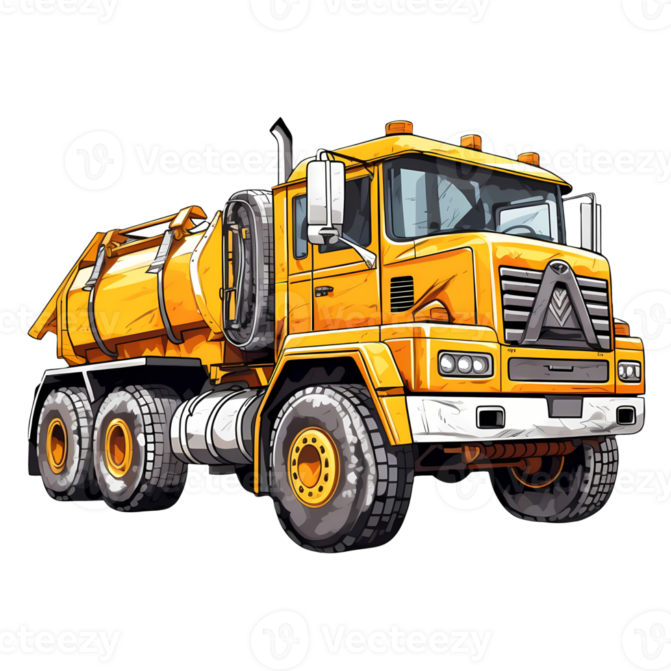 Construction Vehicles Clipart Illustration AI Generative 27687783 PNG