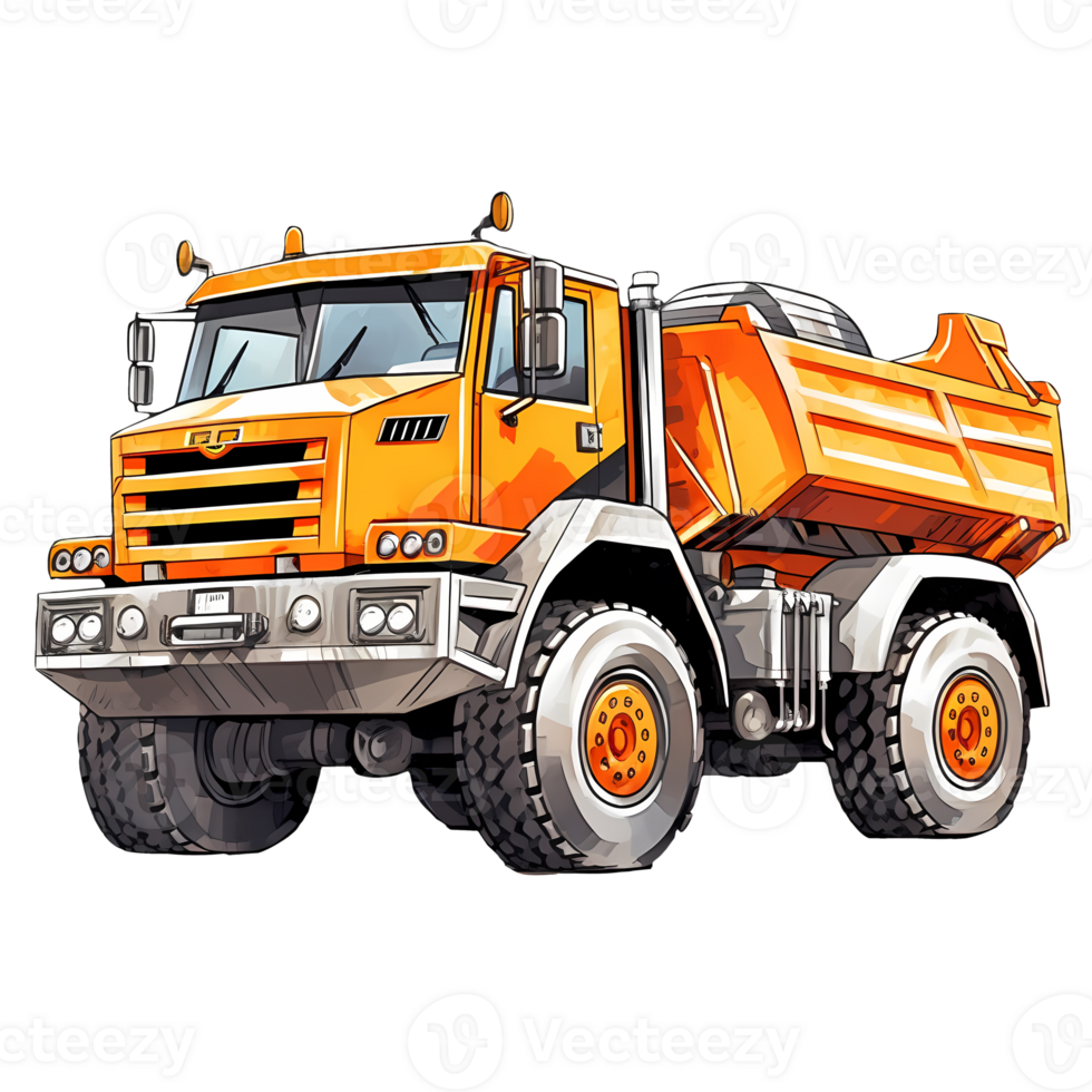 Construction Vehicles Clipart Illustration AI Generative 27687826 PNG