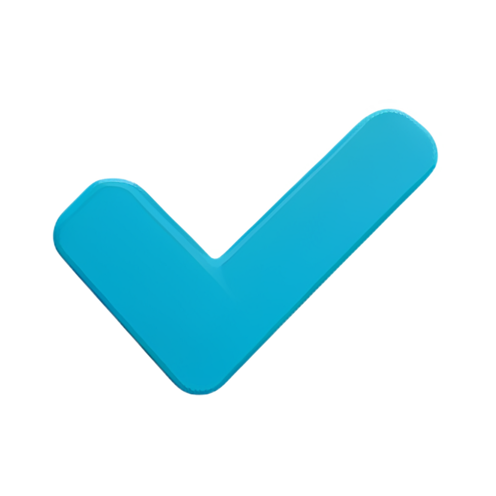 check mark icon on transparent background png