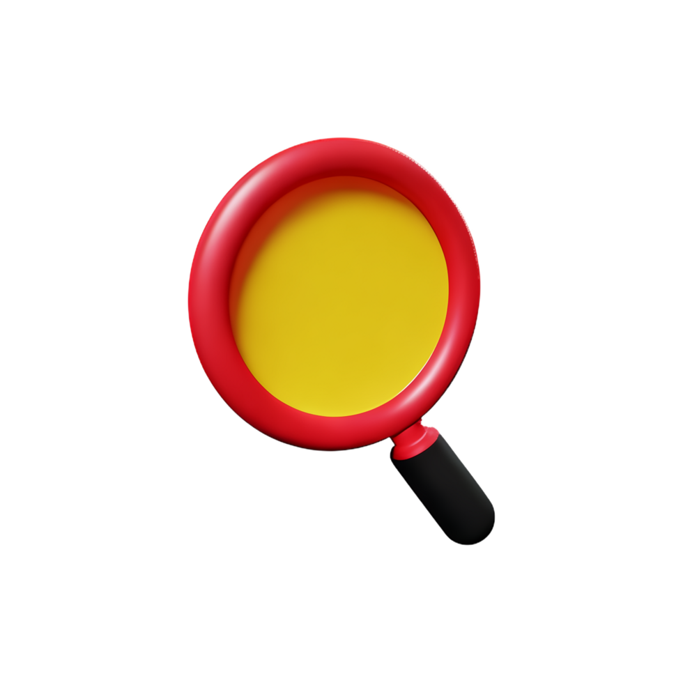 magnifying glass icon isolated on transparent background png