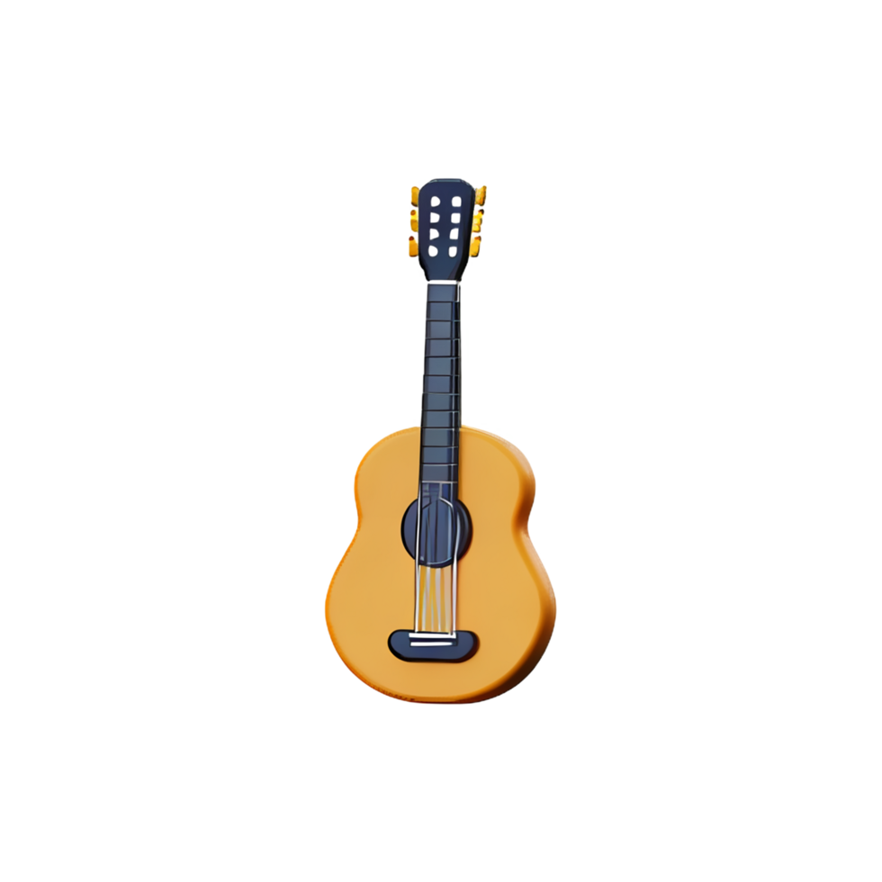 Gitarre Symbol isoliert auf transparent Hintergrund png