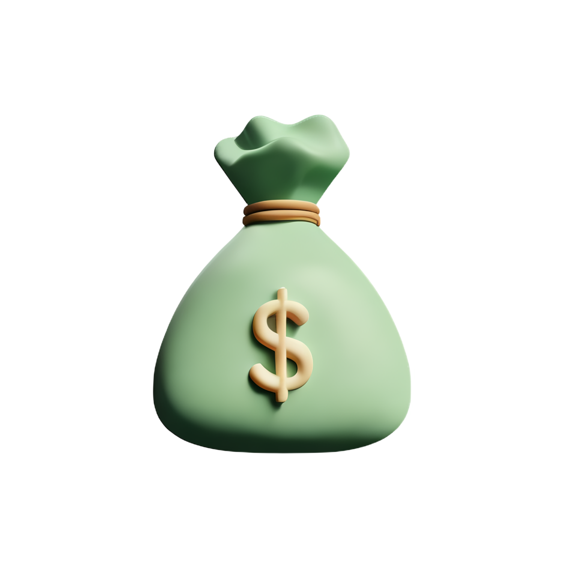 money bag icon on transparent background 27687970 PNG