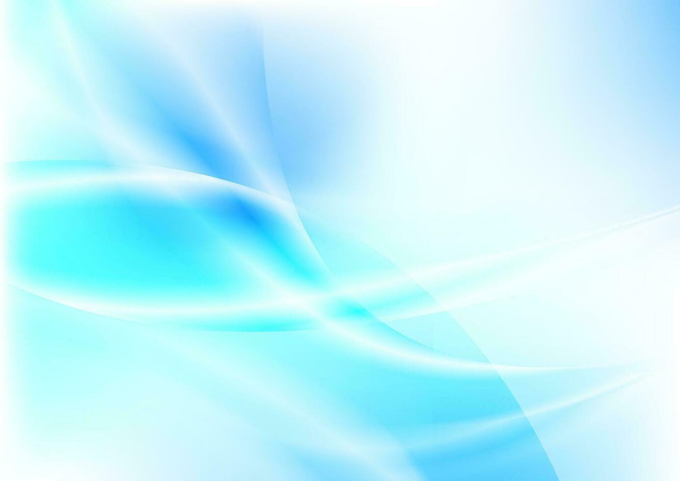 Bright shiny light blue waves abstract elegant background vector