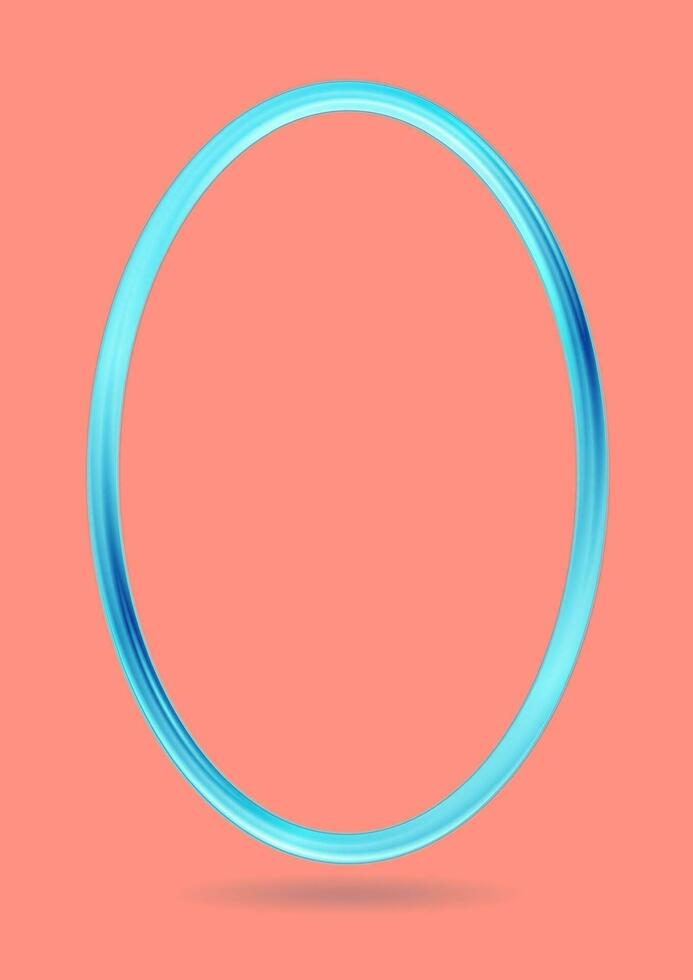 Cyan ellipse framework abstract minimal background vector