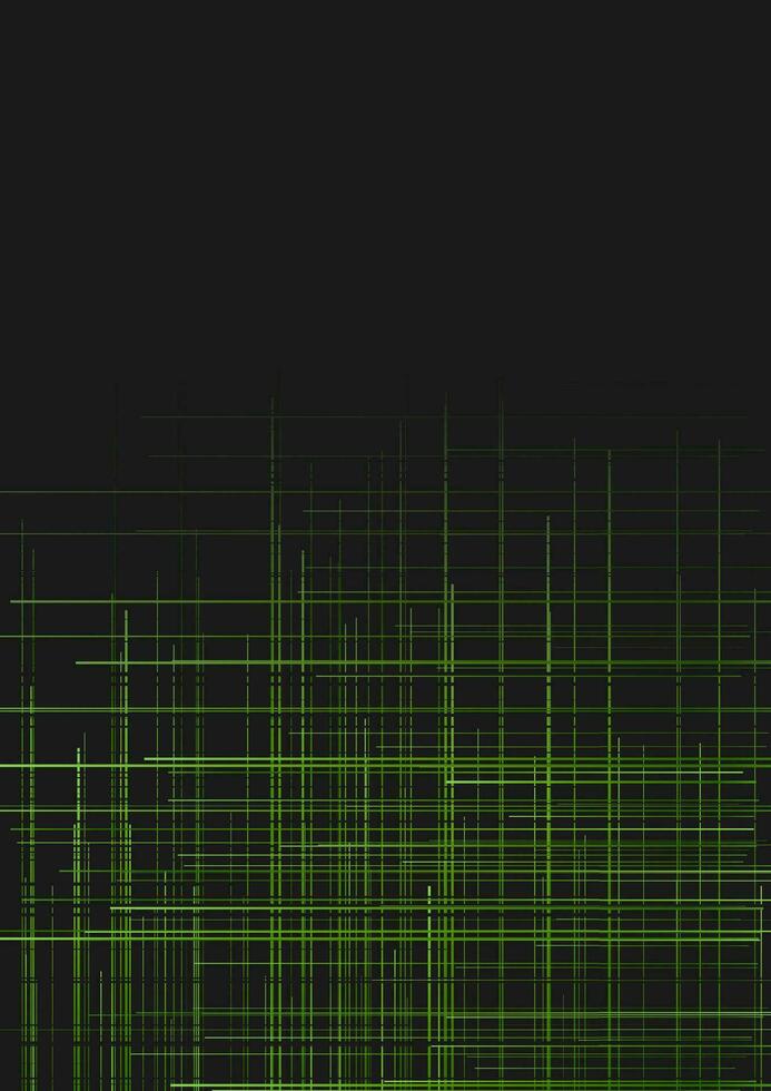 Green lines concept geometric technology background vector