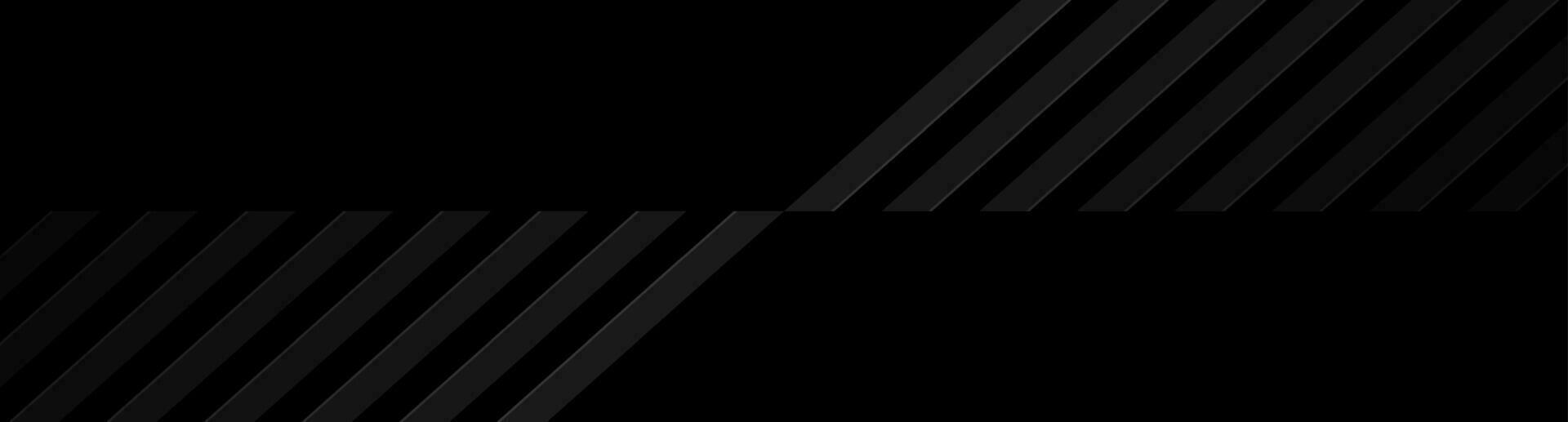Black abstract technology background banner vector