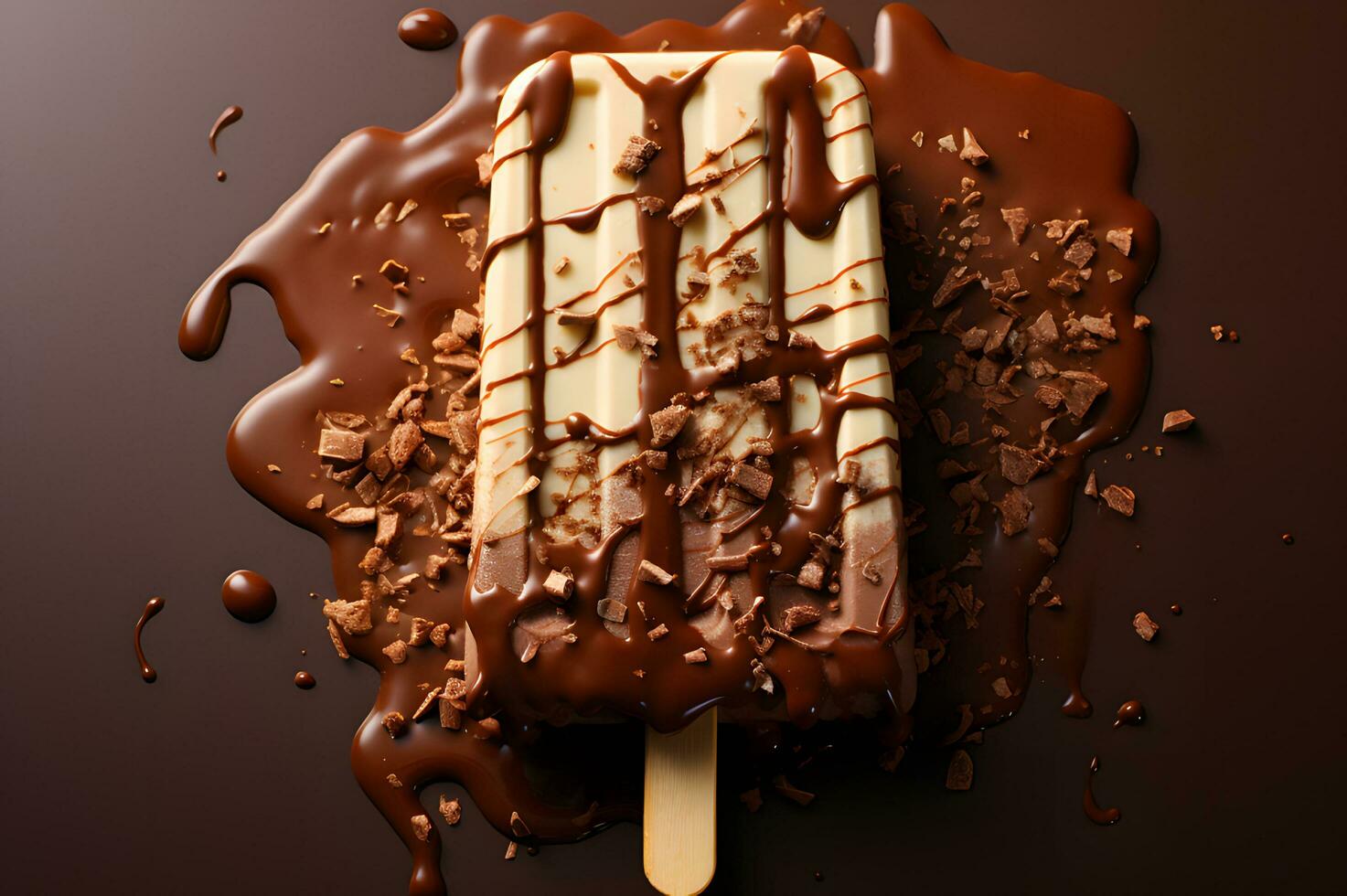 Shot of freshly delicious ice cream photo