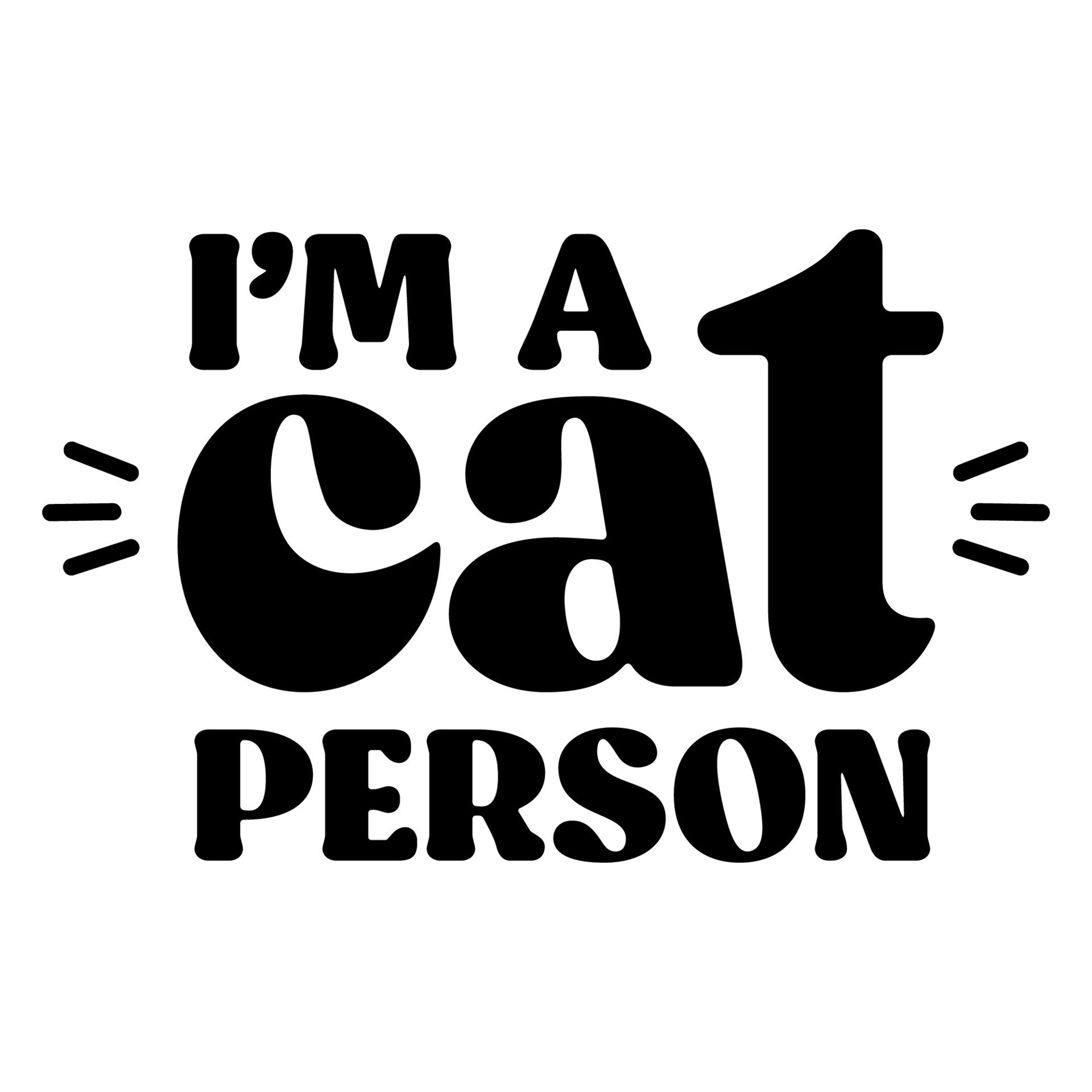 I m A Cat Person Funny Design For Kitten Lovers 27688447 Vector Art i-m-a-cat-person-funny-design-for-kitten-lovers-27688447-vector-art