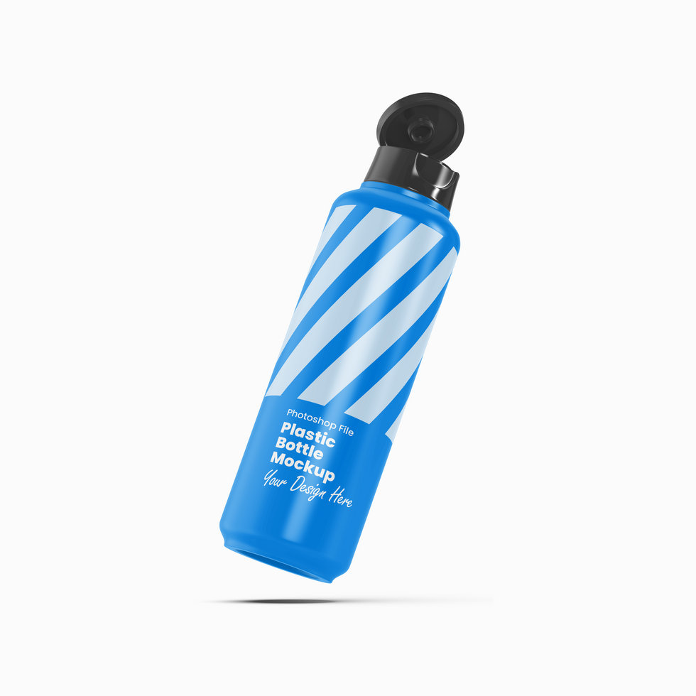 Cosmetic Plastic Bottle Mockup psd