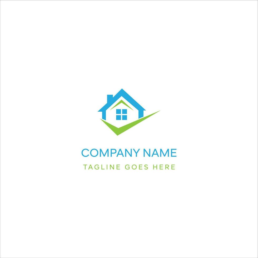 simple home real estate logo icon vector