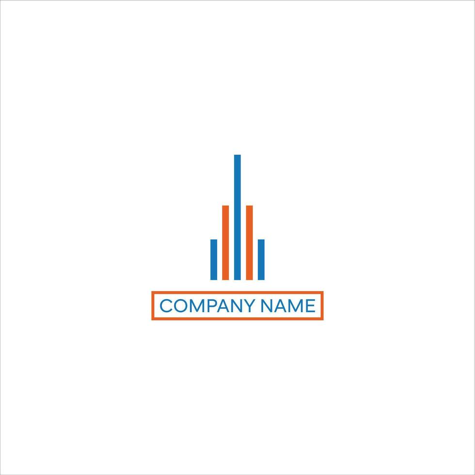 bar chart with up arrow concept, logo template graphics, bar graph icon vector