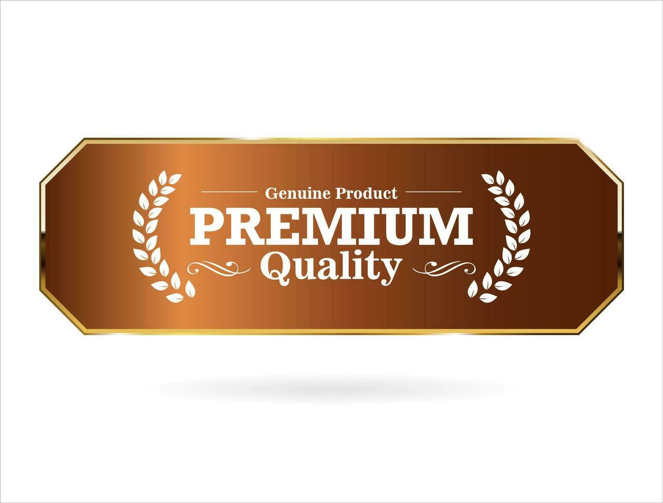 Premium quality labels and badges vector collection