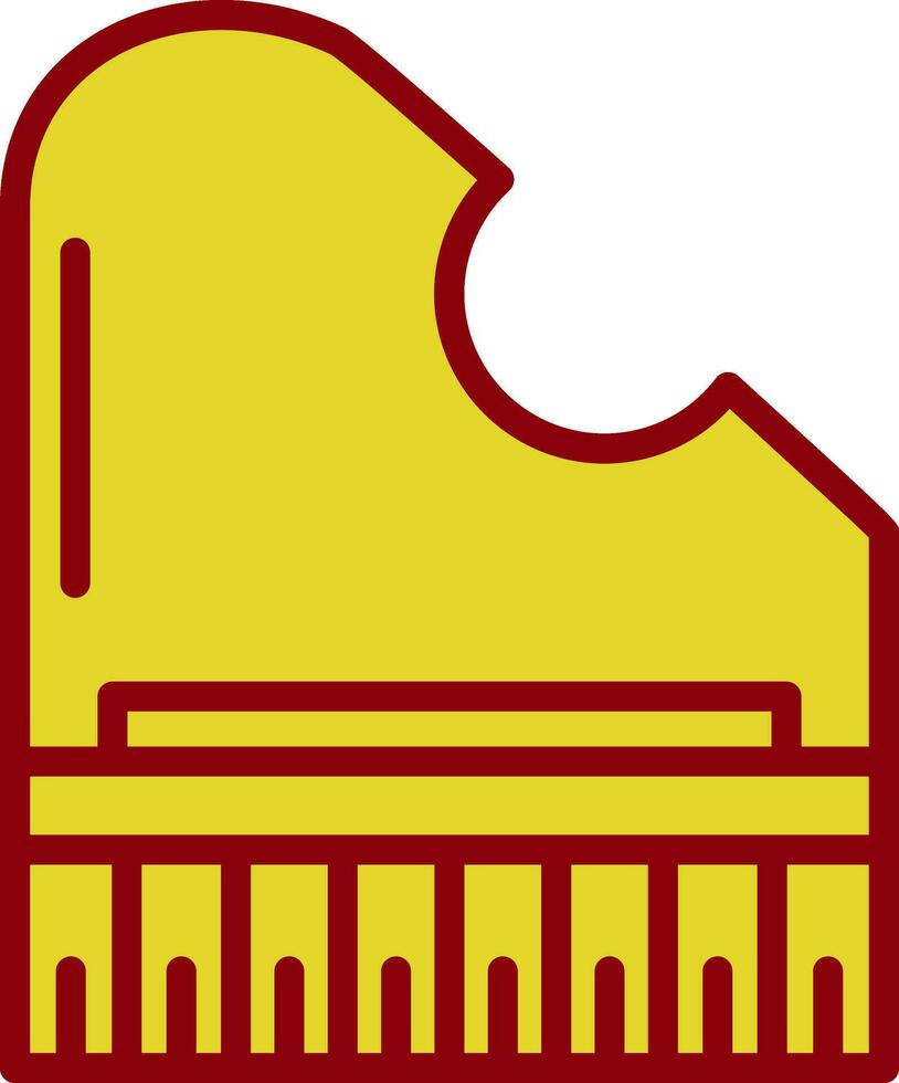 Piano Vector Icon Design