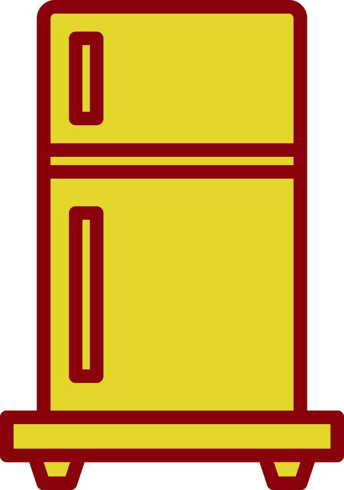 Refrigerator Vector Icon Design