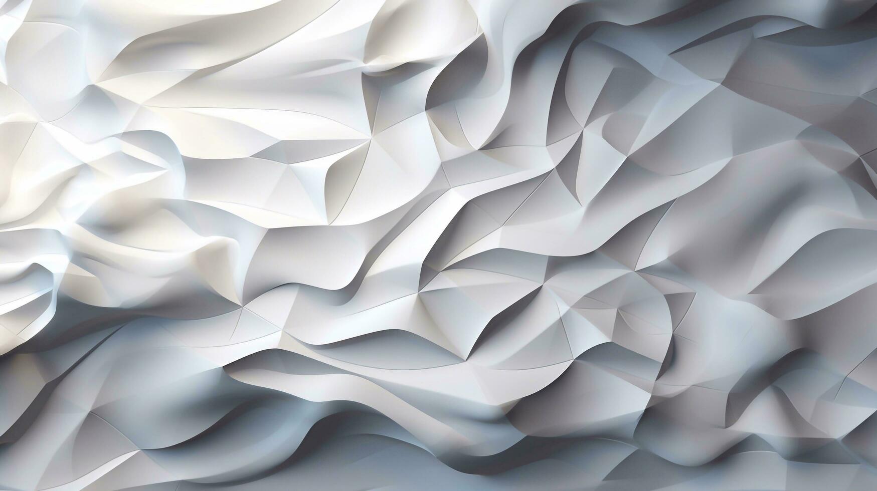Abstract Elevation Ethereal Palette of White and Light Grey Generative AI photo